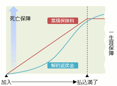 終身保険の解約返戻金